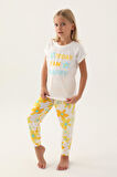 Roly Poly 3394 Today Krem Kız Çocuk Pijama Takımı