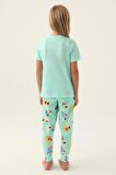 Roly Poly 3403 Jungle Kız Çocuk Pijama Takımı