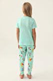 Roly Poly 3403 Garson Jungle Kız Çocuk Pijama Takımı