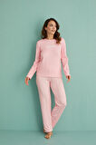 Gd Goldoremi 14102-7 Kadın Fashion Lovers Termal Uzun Kol Pijama Takım
