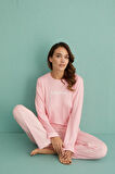 Gd Goldoremi 14102-7 Kadın Fashion Lovers Termal Uzun Kol Pijama Takım