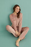 Gd Goldoremi 13166-8 Kadın Feel So Good Kadife Pijama Takım