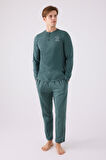 Arnetta 3130 Erkek Düğmeli Uzun Kol Pijama Takım