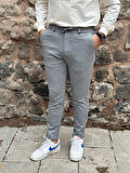 Gd Goldoremi 6649 Erkek Likralı Slim Fit Beli Lastikli İpli Çelik Kumaş Rahat Jogger
