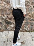 Gd Goldoremi 6649 Erkek Likralı Slim Fit Beli Lastikli İpli Çelik Kumaş Rahat Jogger