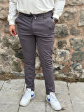 Gd Goldoremi Erkek Slim Fit Beli Lastikli İpli Fermuarlı Likralı Ascoli Kumaş Rahat Jogger
