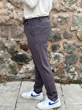 Gd Goldoremi Erkek Slim Fit Beli Lastikli İpli Fermuarlı Likralı Ascoli Kumaş Rahat Jogger