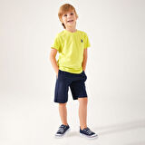 U.S. Polo Assn. 1354 Erkek Çocuk Live Naturals Limon Bermuda Takımı