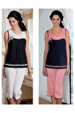 Şahinler Kadın Altı Puanlı Yazlık Pijama 21549