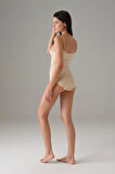 Kadın Ten Dikişsiz İnce Askılı İnvizible Body 12123