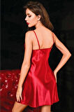 Nightlıght 3414 Saten Askılı Mini  Gecelik