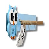 Ho'okipa Bs Handcrafted - Çocuk Odası El Yapımı Ahşap Elbise Askılığı Baykuş