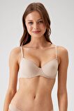 Pierre Cardin 6005 Adria Balenli Destekli / Push Up Dolgulu Micro Sütyen Askı Hediyeli