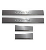 Kapı Eşiği Krom 4 Parça Corsa E HB 5D 2015 Ve Sonrası Modeller İçin