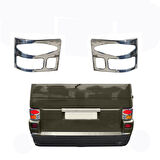 VW T4 Transporter Uyumlu Stop Çerçevesi Krom 2 Parça 1995 - 2003 Arası Modeller İçin