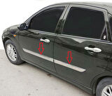 Focus-1 HB Yan Kapı Çıtası Krom 4 Parça 1998-2005 Arası Modeller İçin