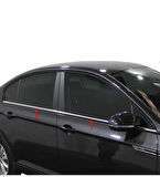 B8 Cam Çıtaları Krom 4 Parça Passat SD / SW  2015 - 2019 Arası Modeller İçin