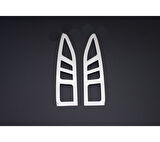 Stop Çerçevesi Abs Krom 2 Parça Tepee Facelift Mini Van 2012-2018 Arası Modeller İçin