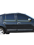 Cam Çıtaları Krom 4 Parça Sandero-1 HB 5D 2008-2012 Arası Modeller İçin