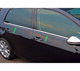 Cam Çıtaları Krom 4 Parça Golf-7 HB 5D 2013 Ve Sonrası Modeller İçin