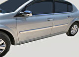 Renault Megane-2 HB Uyumlu Yan Kapı Çıtası Krom 4 Parça  2006 - 2010 Arası Modeller İçin