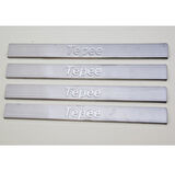 Kapı Eşiği Krom 4 Parça Tepee Mini Van 2008-2018 Arası Modeller İçin