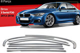 Cam Çerçevesi Krom 8 Parça 3 Series F 30 SD 2012-2018 Arası Modeller İçin