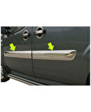 Yan Kapı Çıtası Geniş Krom 4 Parça Doblo-1 Facelift Panel Van LAV 2006-2010 Arası Modeller İçin
