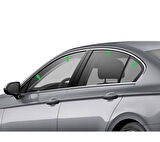 Cam Çerçevesi Krom 8 Parça Passat B8.5 SD 2019 Ve Sonrası Modeller İçin