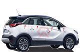 Cam Çıtaları Krom 8 Parça Crossland X SUV 2017 Ve Sonrası Modeller İçin