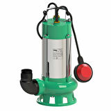 Troy HD 1700/2 Paslanmaz Çelik Flatörlü Kirli Su Foseptik Açık Çarklı Dalgıç Pompa 1100 Watt