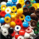 100 Adet Menteşeli Beyaz Plastik Vida Kapağı, Vida Gizleme Kapağı, Vida Kapağı, Mobilya Vida Kapağı