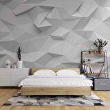 3 Boyutlu Kabartma Görünümlü Kesme Taş Duvar Kağıdı Baskı