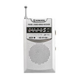 GÜMÜŞ RENK CEP TİPİ ANALOG FM RADYO VS-R106 (4324)