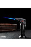 Profesyonel Orta Boy Çakmak 2 Adet Doldurulabilir Depolu Orta Boy Pürmüz Alev Çakmak 1300°c - Torch