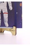 Lastikli Çizgisiz Sert Kapak Nasa Defter