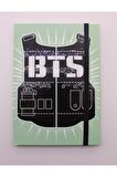 Lastikli Noktalı Sert Kapak Bts Defter