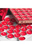 Sevgiliye 1000 Adet Kuru Gül 25 Adet Tealight Mum 365 Gün Söz Kartları Seni Seviyorum Yastık