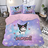 Kuromi Rüya Temalı Baskılı Çift Kişilik Nevresim Takımı