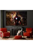 Marvel Iron Man Modelli Dekoratif Şık Kanvas Tablo