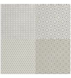 DecoHandy 30x30 cm Kendinden Yapışkanlı  Pvc Karo Mutfak Arası 4 Lü Karışık model  0,36m2