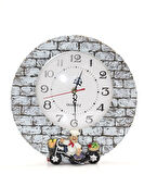 Aşçı Tasarımlı Polyester Duvar Saati Model 1