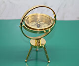 Pirinç Masa Üstü Pusula Model 2