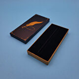 Hediyelik Kalem Kutusu Tüylü Kalem Motifli