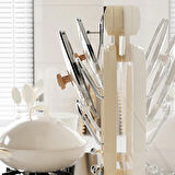 Mutfak Tava Tencere Kapak Tutucu Organizer Raf