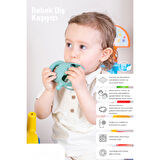 Koyu Yeşil Bebek Silikon Diş Kaşıyıcı