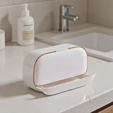 Kapaklı Ve Drenaj Bölmeli Duvara Monte Sabunluk