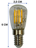 Heka 2W (22W) 2700K (Sarı Işık) E14 Duylu Led Rustik Ampul