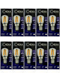 Heka 2W (22W) 2700K (Sarı Işık) E14 Duylu Led Rustik Ampul (10 Adet)