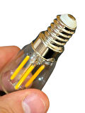 Heka 2W (22W) 2700K (Sarı Işık) E14 Duylu Led Rustik Ampul (2 Adet)